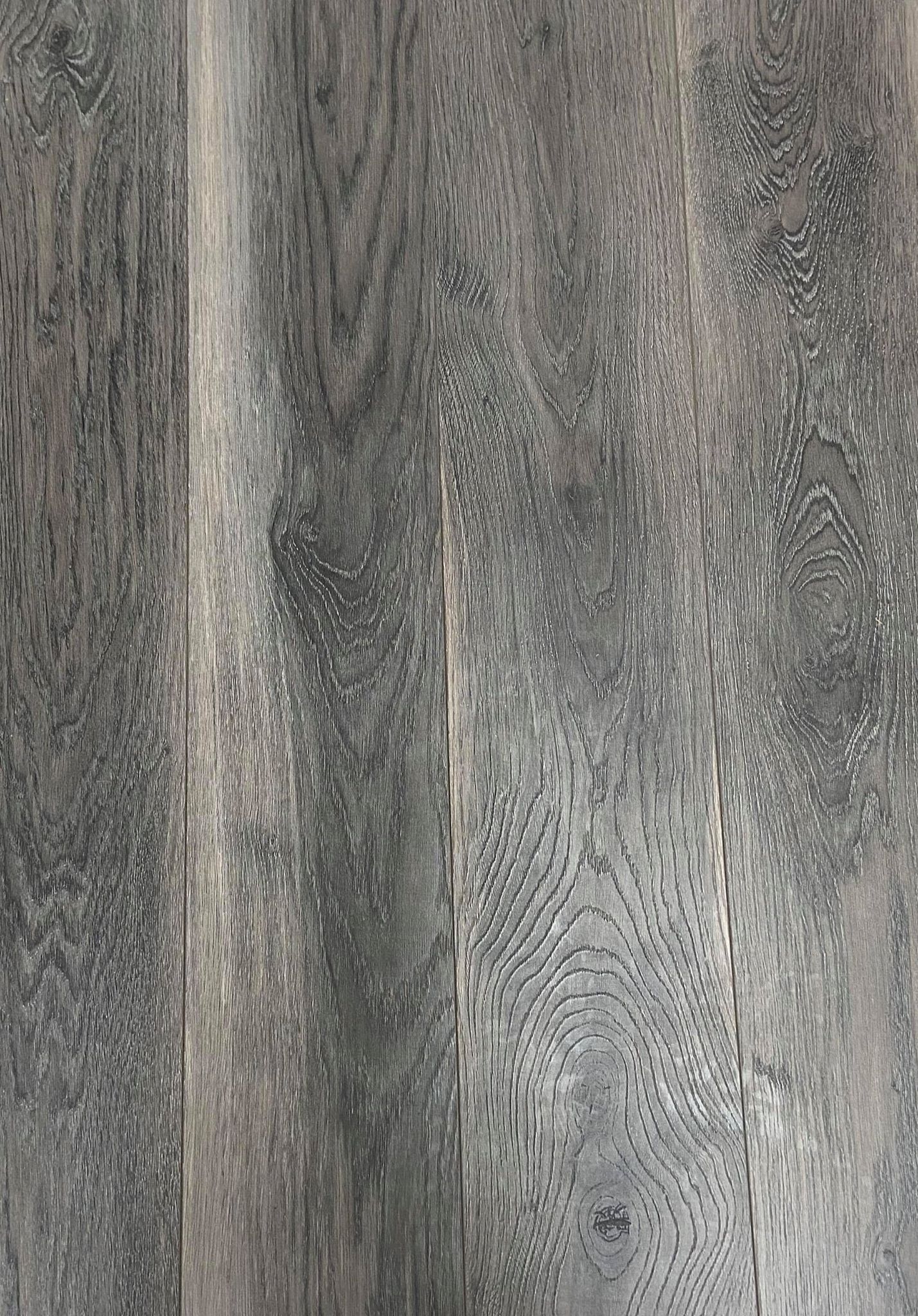 Classic Laminate Dark Grey Oak Flooring, Dark Grey Wood Effect Laminate Flooring